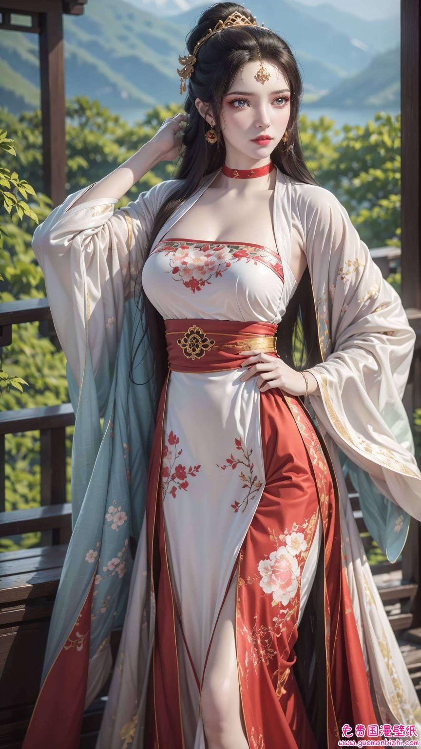 她那飘逸的裙摆轻轻掠过心田