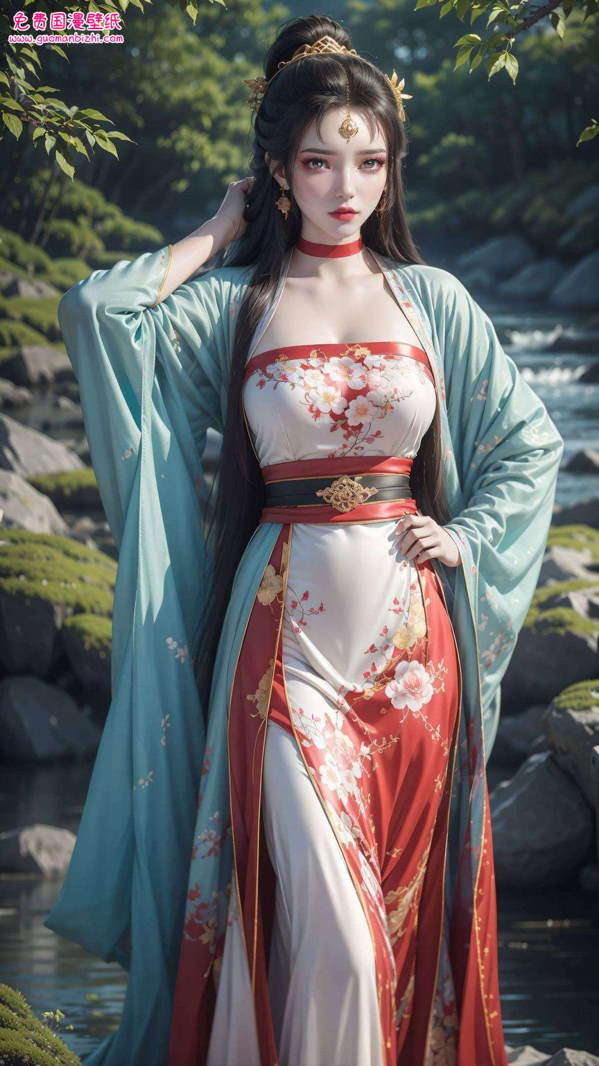 她是那国漫星空中最耀眼的精灵在这绚烂如苹果炫彩的壁纸世界里