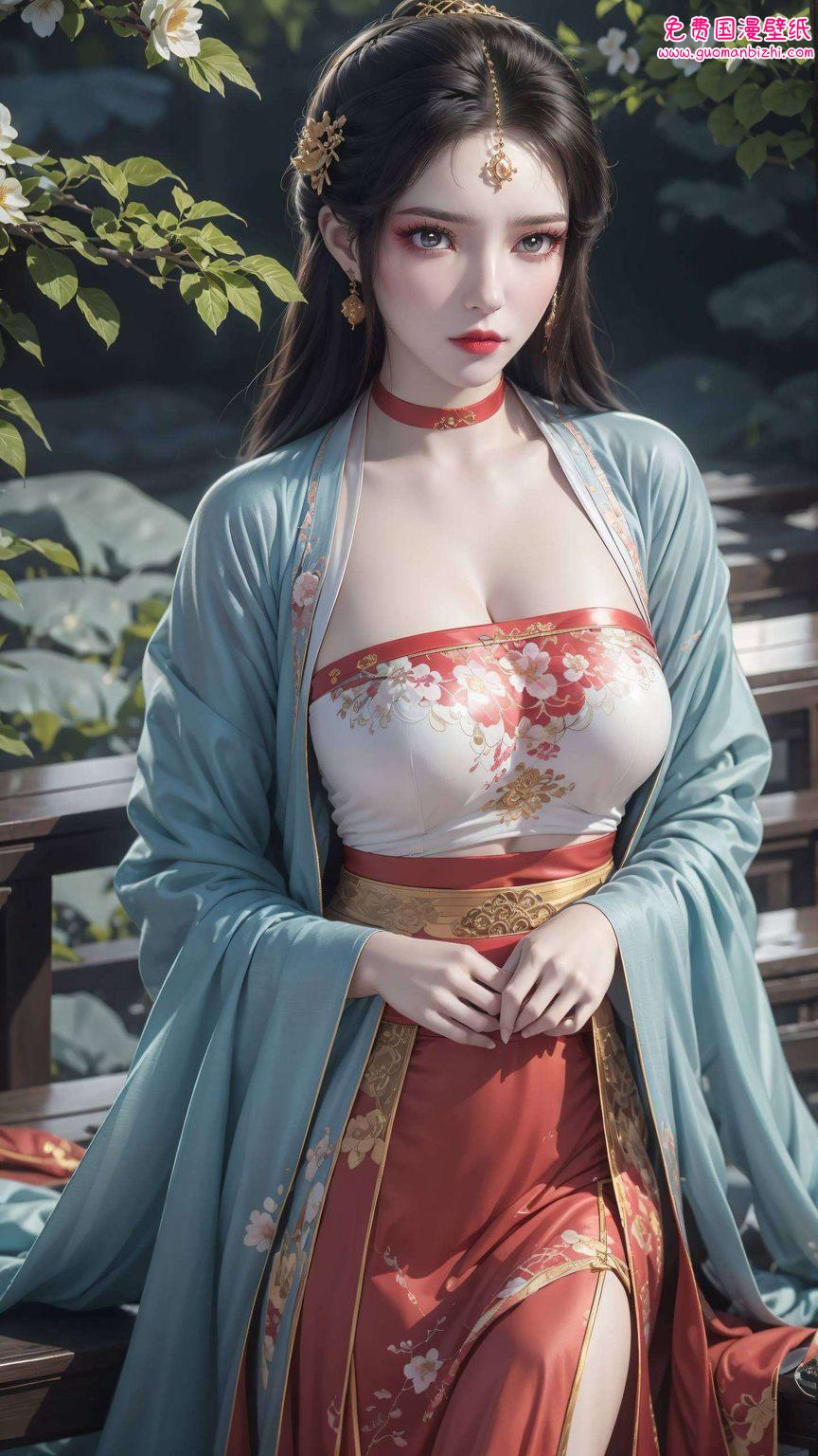 汇成一幅炫彩斑斓的画卷她的倩影如梦似幻