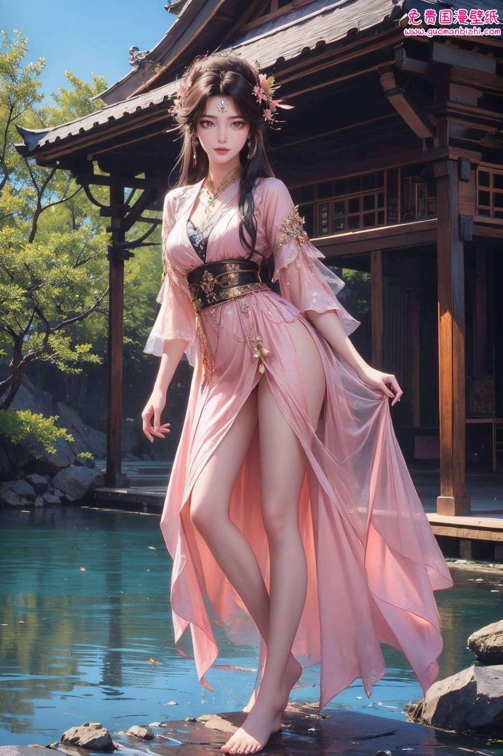 仿佛是仙界中来了一位静谧的客人让你的每一次滑动都充满美感与想象