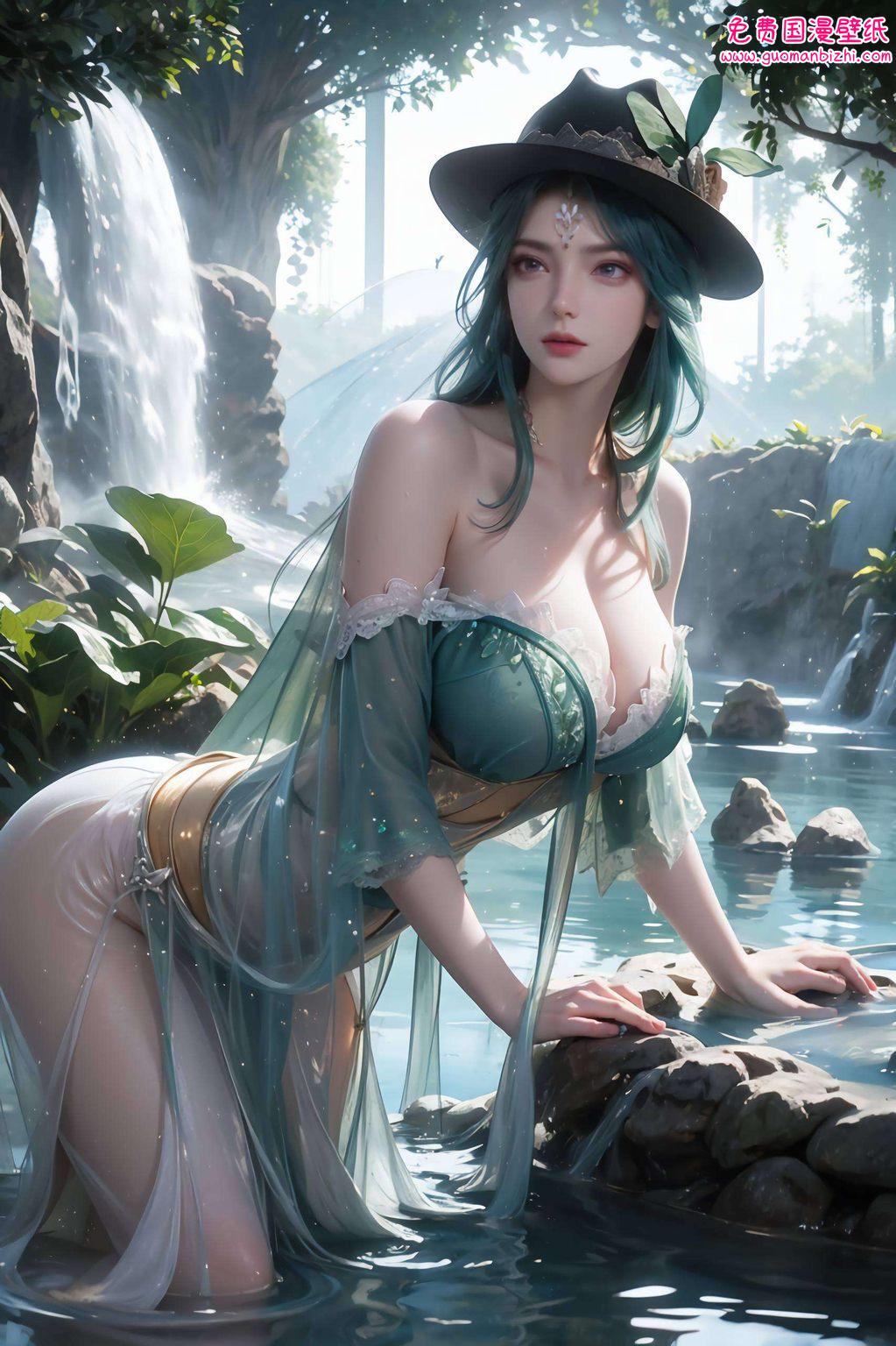 仿佛置身于梦幻般的玄幻世界将国漫女神的韵味展现得淋漓尽致