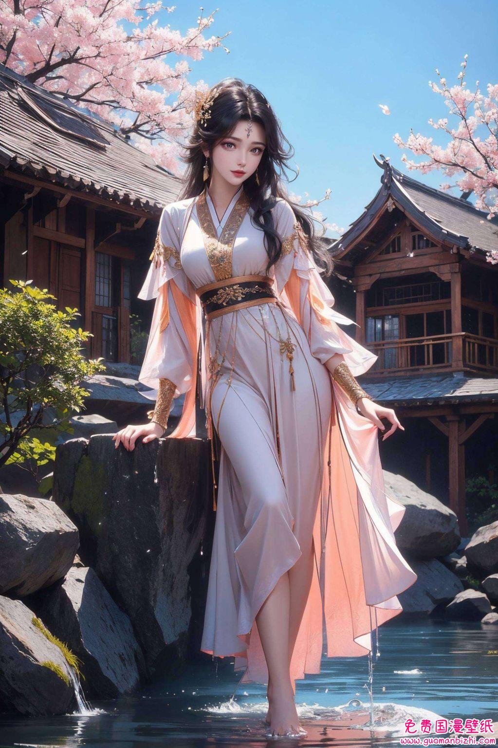 她的祈祷姿态完美呈现在平板的每一寸屏幕上
