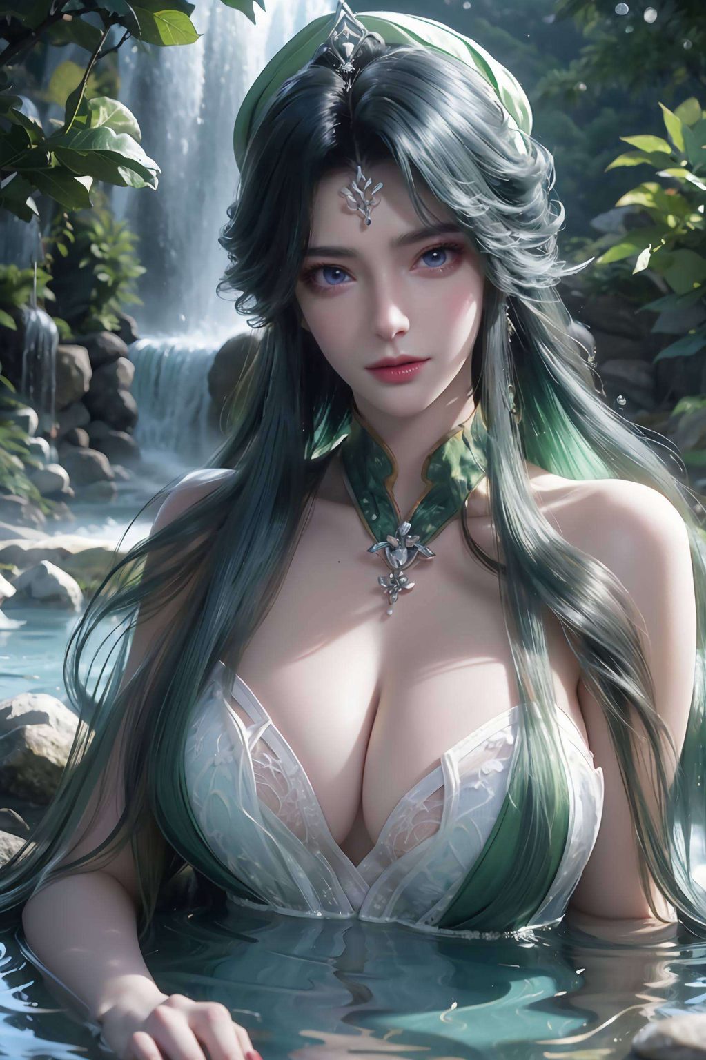 又是动漫美女的典范她的新形象壁纸如一幅精致的仙侠画卷