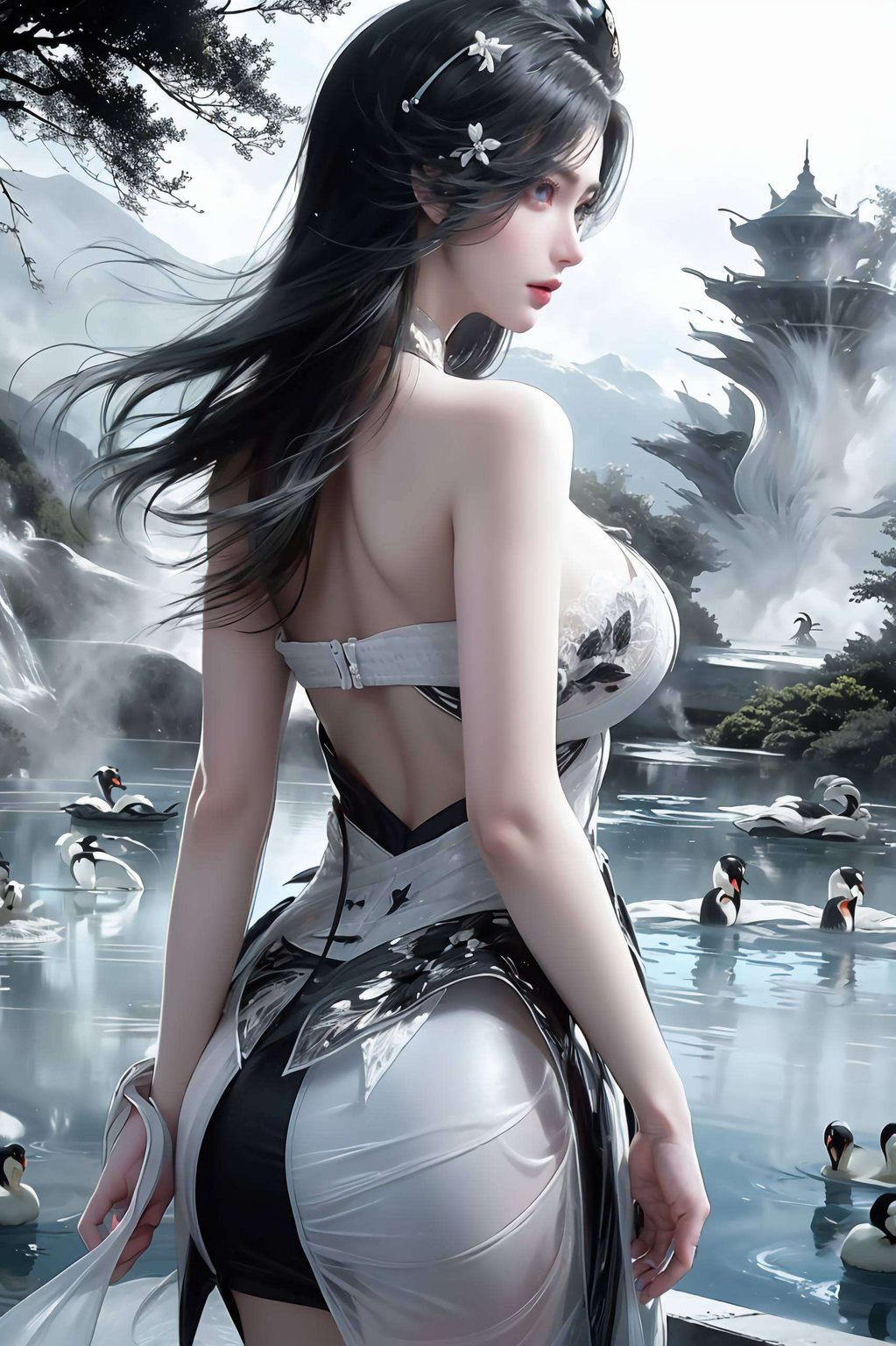 国漫美女之魂高清无遮挡的五官