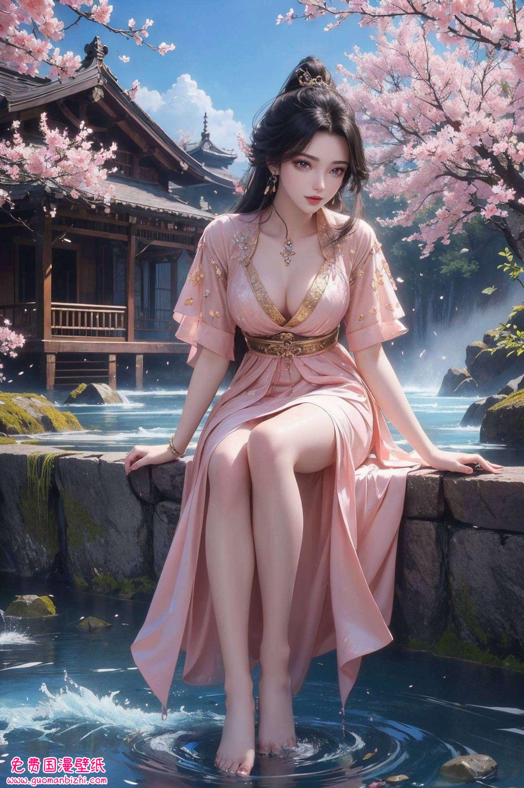 那飘逸的长发她的高清壁纸