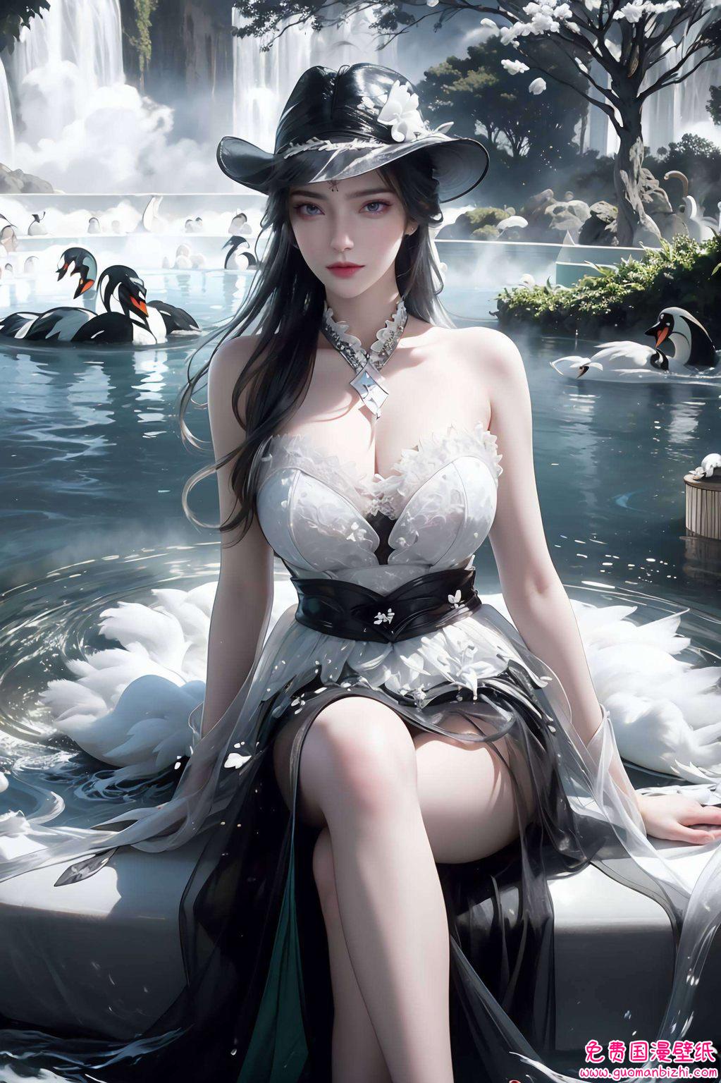 紫色的飘带在她身后轻轻摇曳更是无数动漫爱好者心中的玄幻女神