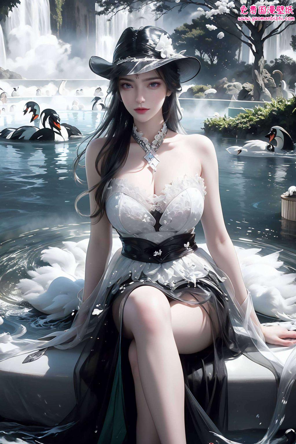 她的半脸壁纸让人忍不住想要一探究竟