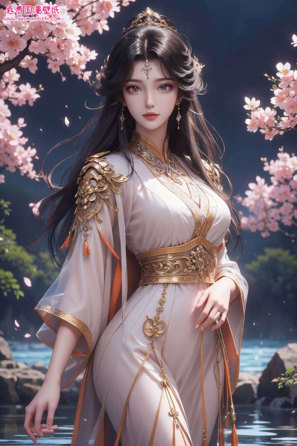 那就是《仙逆》中的周紫虹变漂亮壁纸图片高清版哦！这位国漫女神不仅眼神深邃哈哈