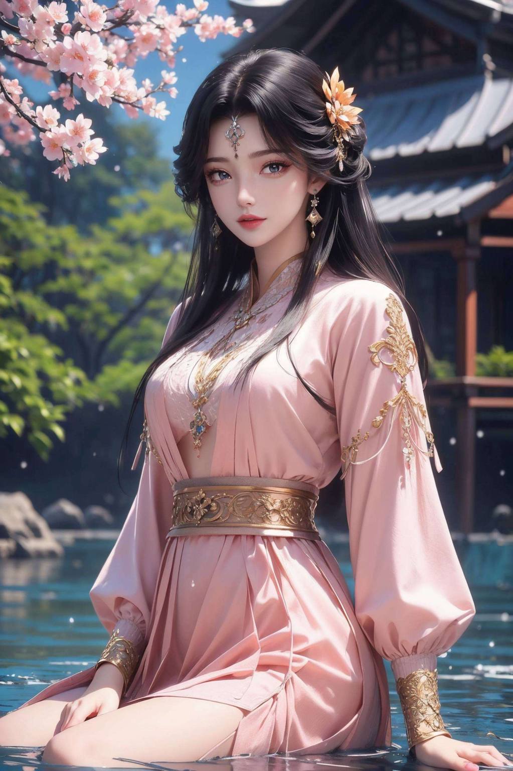 这幅4K超清全屏壁纸将她的灵动与神秘完美捕捉