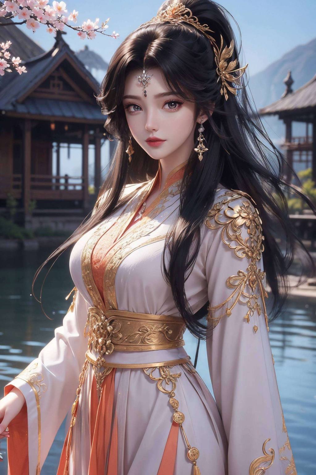 总是让人眼前一亮快来看看这位国漫美女如何让你的手机瞬间变身玄幻仙境吧!🌟✨