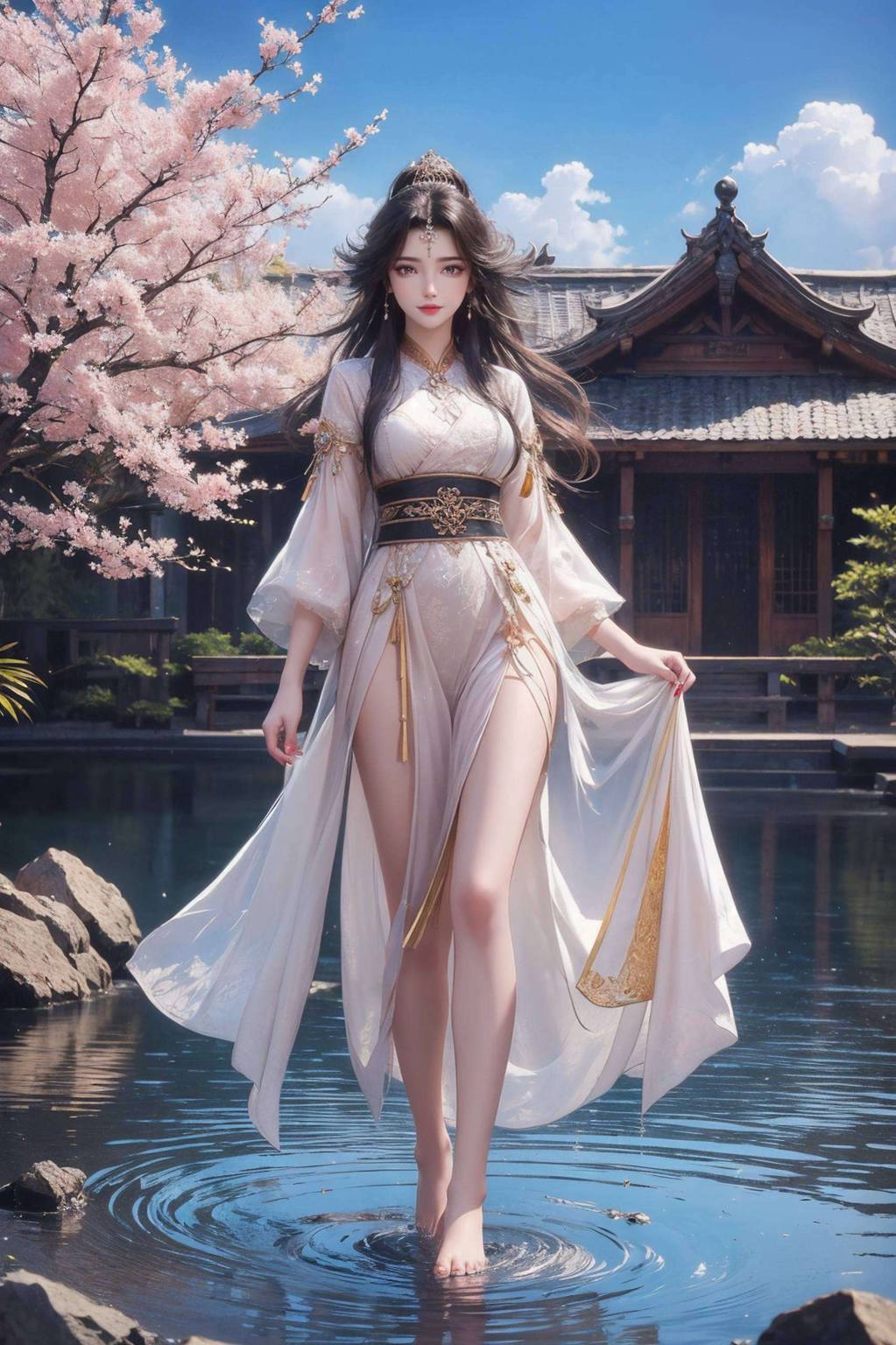 绚烂色彩映衬其仙姿绘就4K壁纸