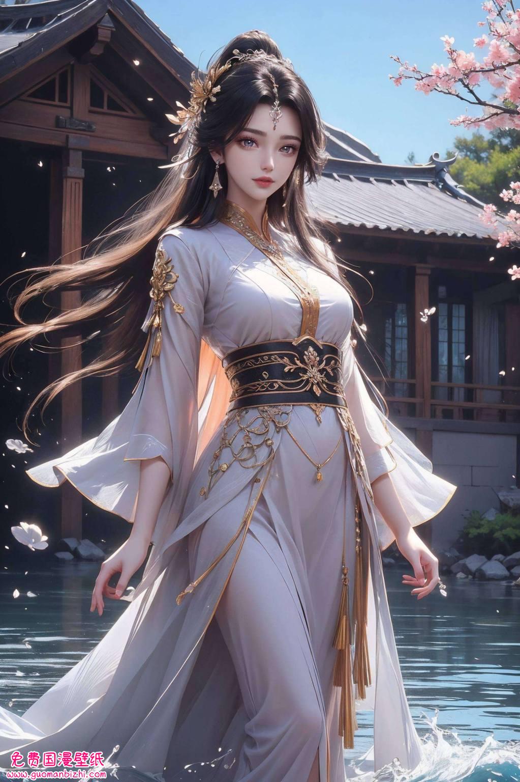 周紫虹如同一幅流动的壁画