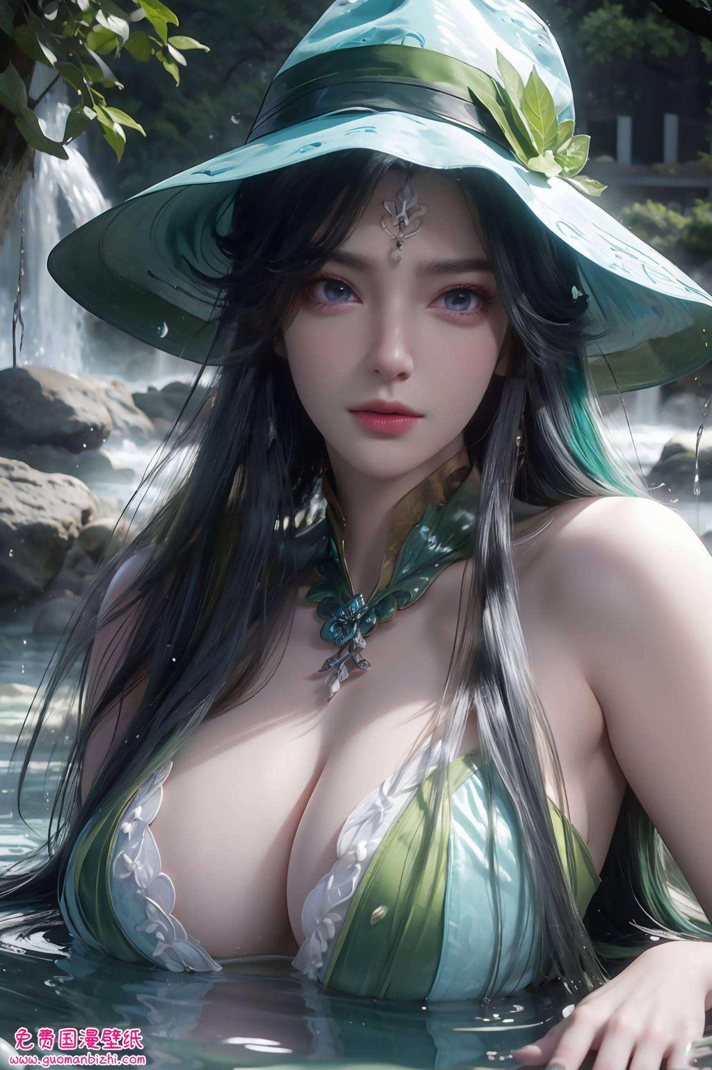 壁纸上周紫虹之美