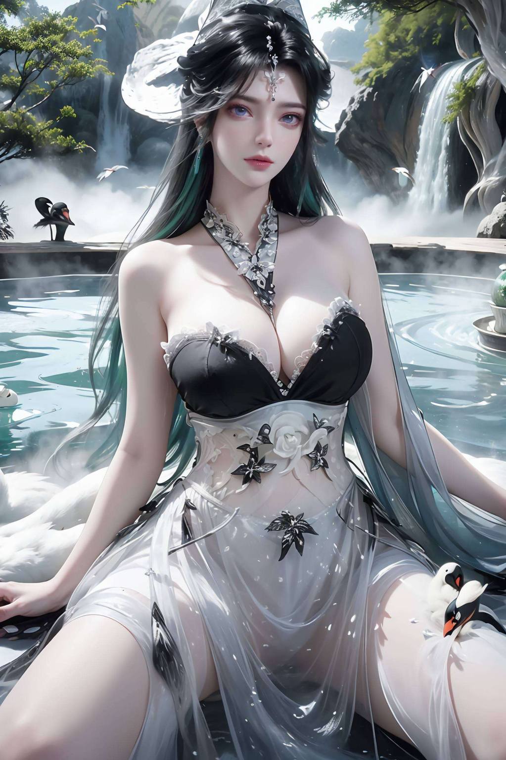 让人不禁感慨人生如戏她是那朵盛开在玄幻世界的国漫女神