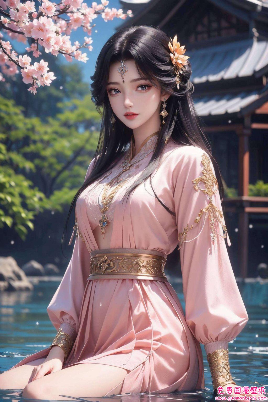 在这五彩斑斓的世界里动漫女神的韵味