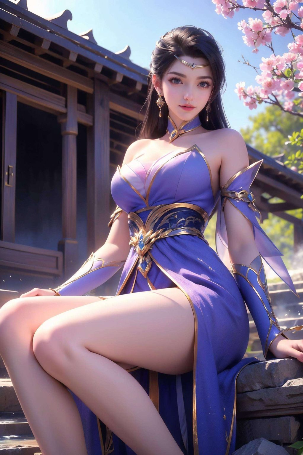 这位出自仙武传的国漫女神楚灵玉