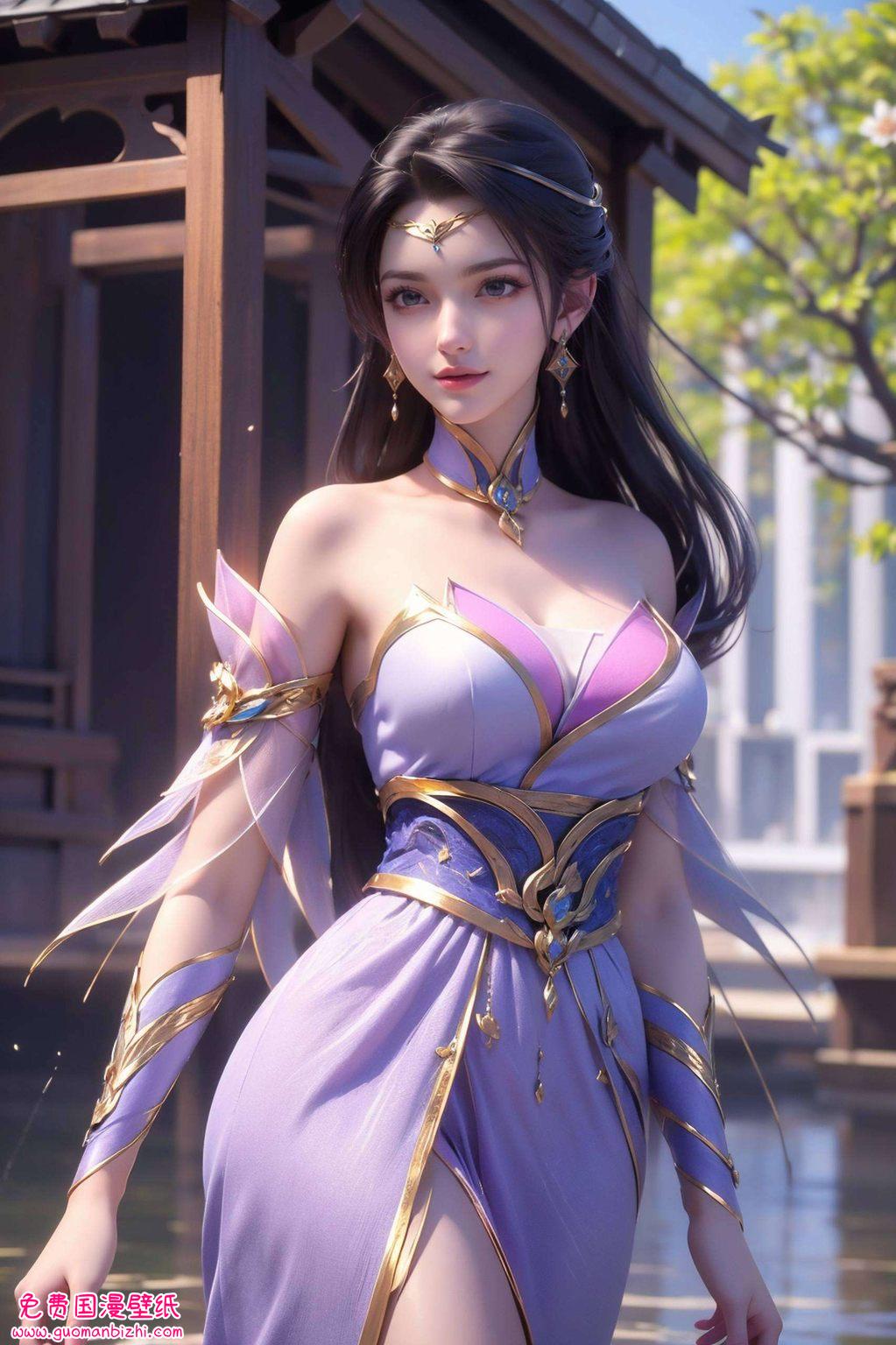 成就了一幅唯美至极的国漫壁纸又满足了你对护眼壁纸的追求
