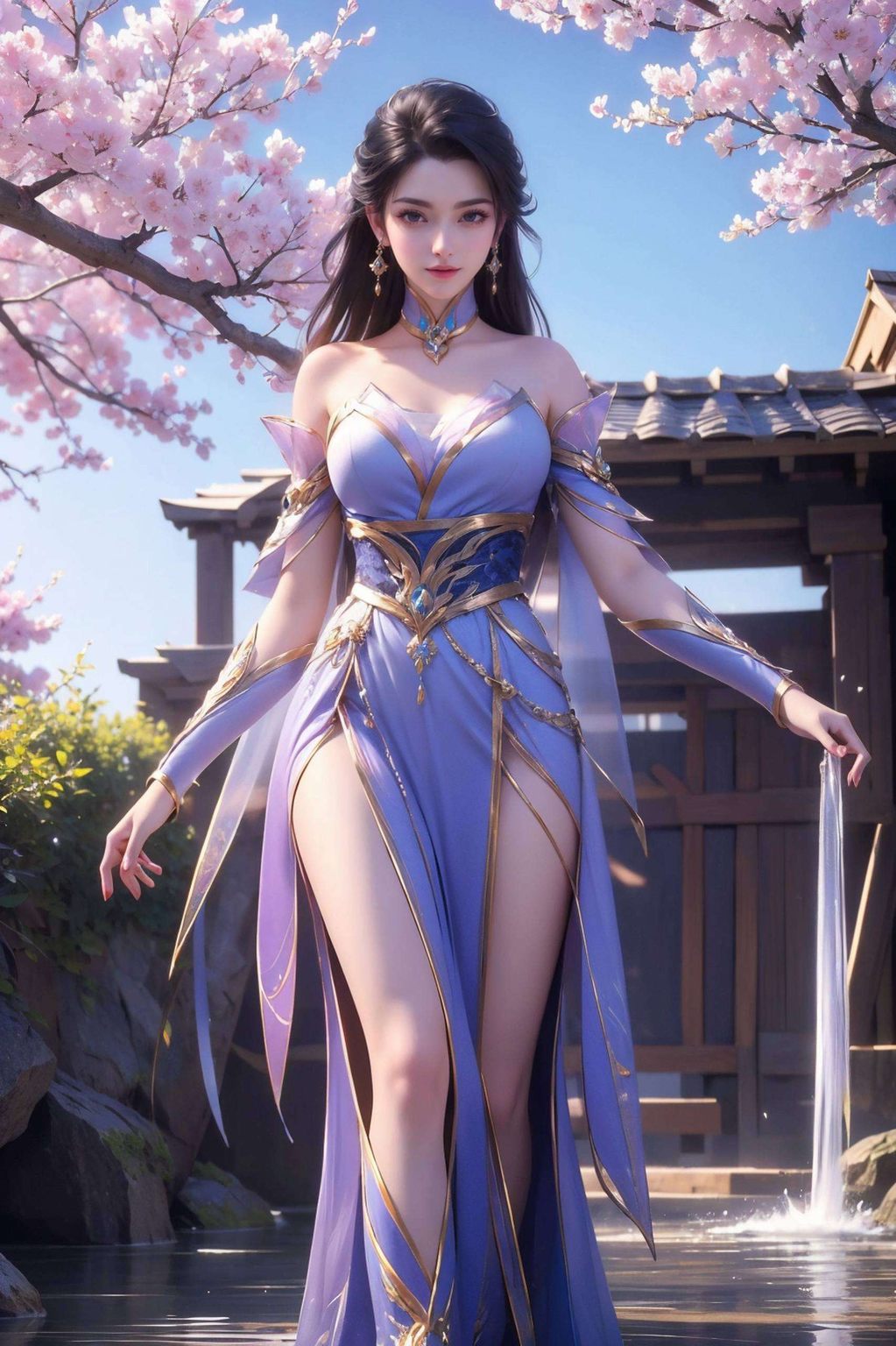 在第二季的建模壁纸图中她的每一次转身