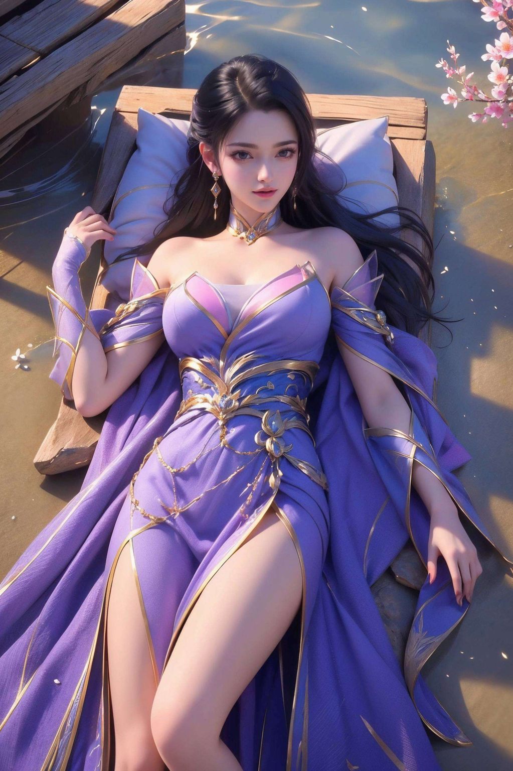 这幅壁纸玉颜如画