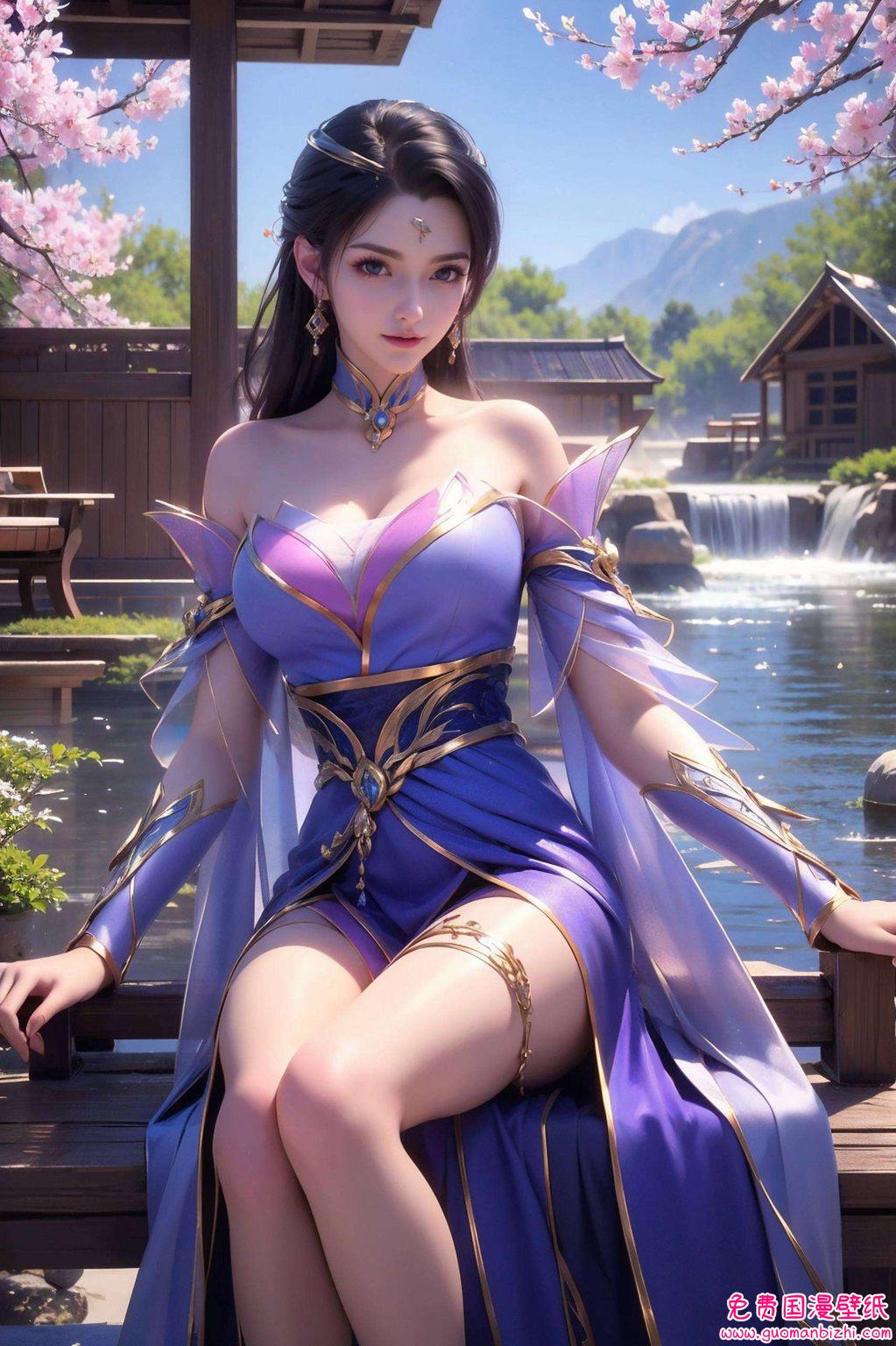 仿佛将这位国漫女神的灵动之美眼神如梦