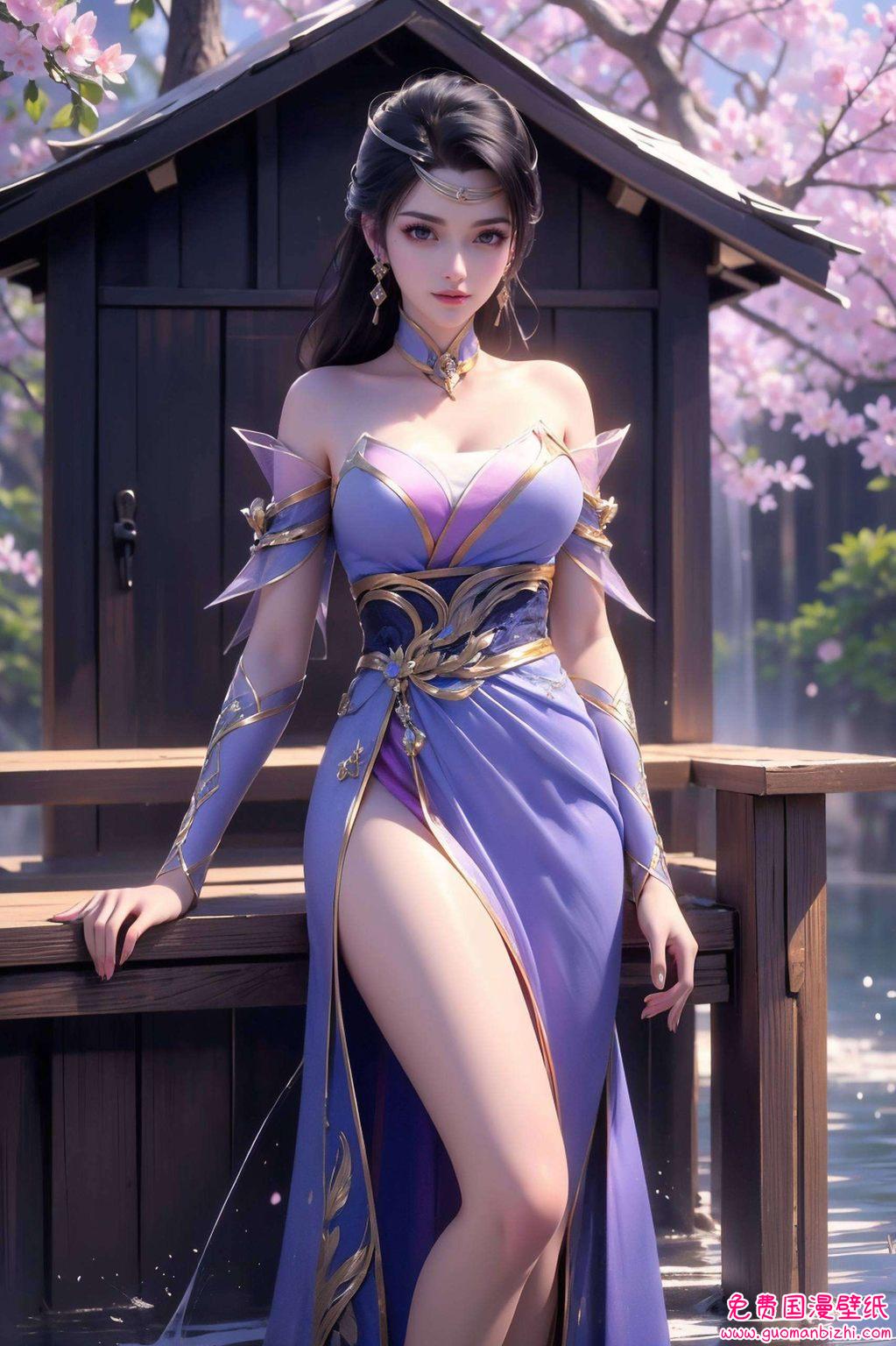 还不快快行动？😉今天给大家带来一位国漫界的颜值担当——来自《仙武传》的楚灵玉！这位仙女姐姐不仅仙气满满