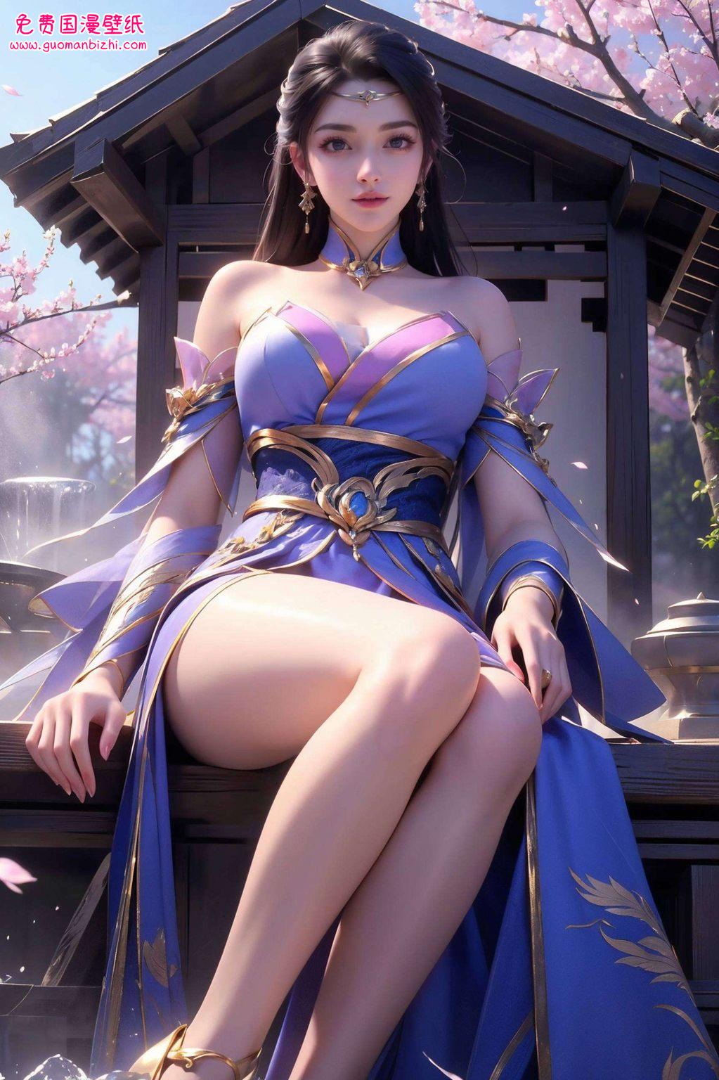 恍若仙子降临人间如梦似幻