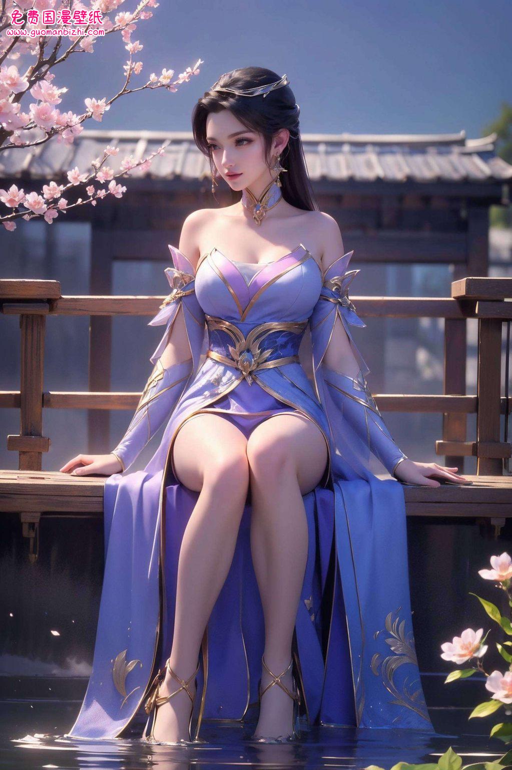 她那翩翩如仙的身影我仿佛看到了仙武传中的楚灵玉