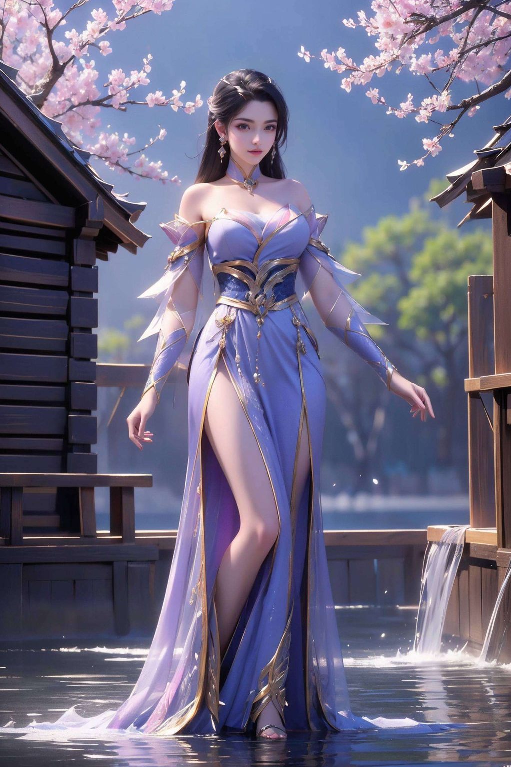 如同国漫中的女神都是对国漫之美的一次深情致敬