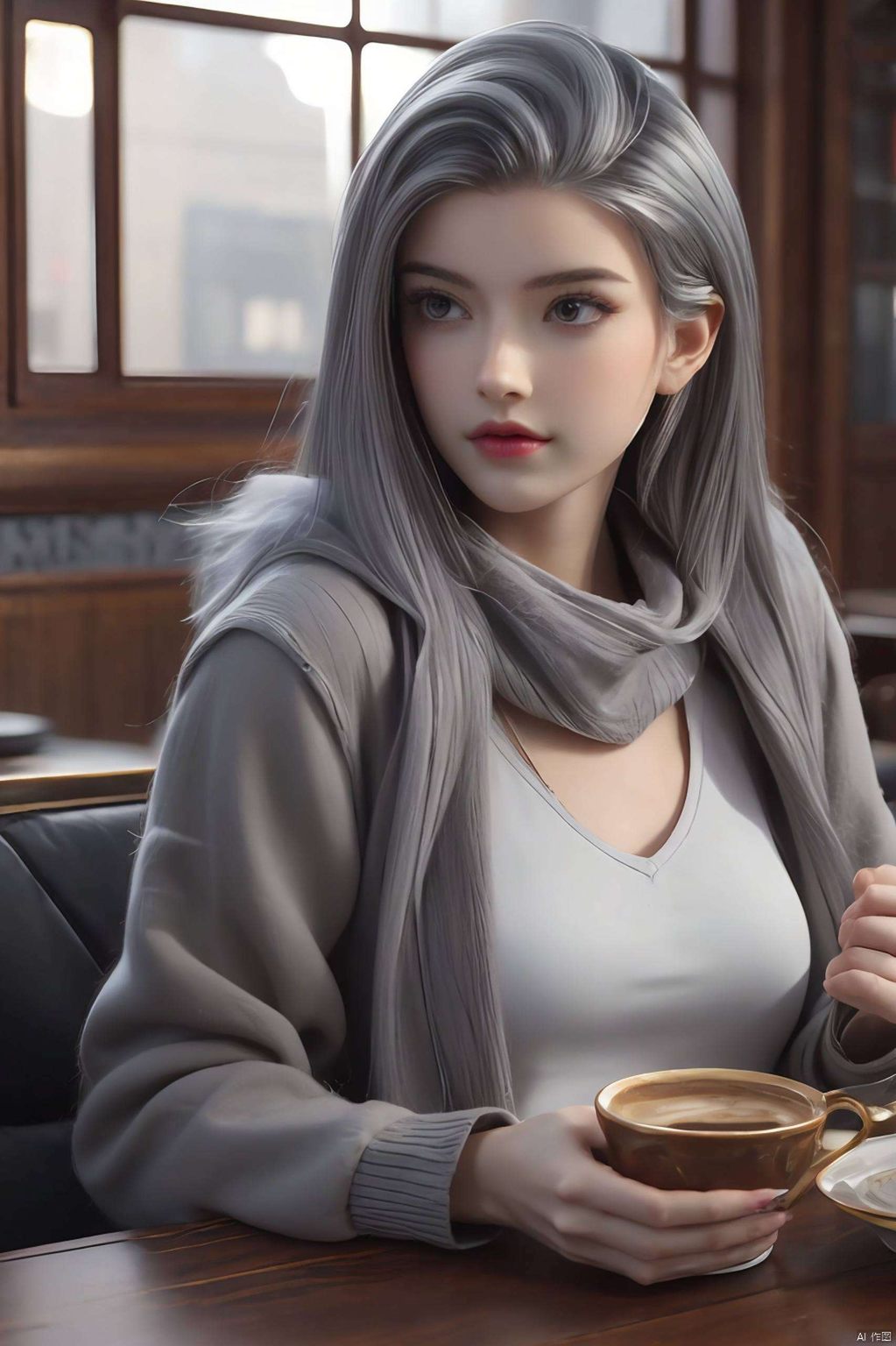 以其婉约之美让人心生敬仰；而凯莎