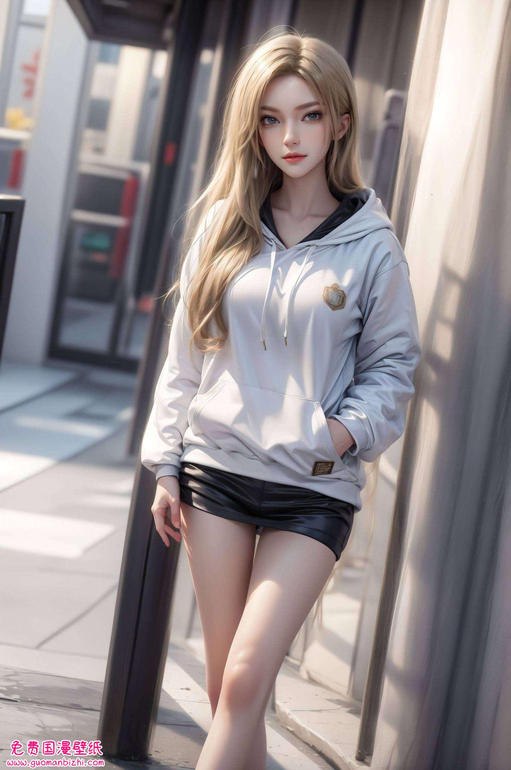 换装后的她更是美得让人移不开眼睛！快来感受这位国漫美女的玄幻魅力吧今天给大家带来一款超级炫彩的4K壁纸哦！🎨 是我们的国漫女神、雄兵连的酷炫战士——凯莎换装大秀啦！✨ 她不仅战斗力爆表