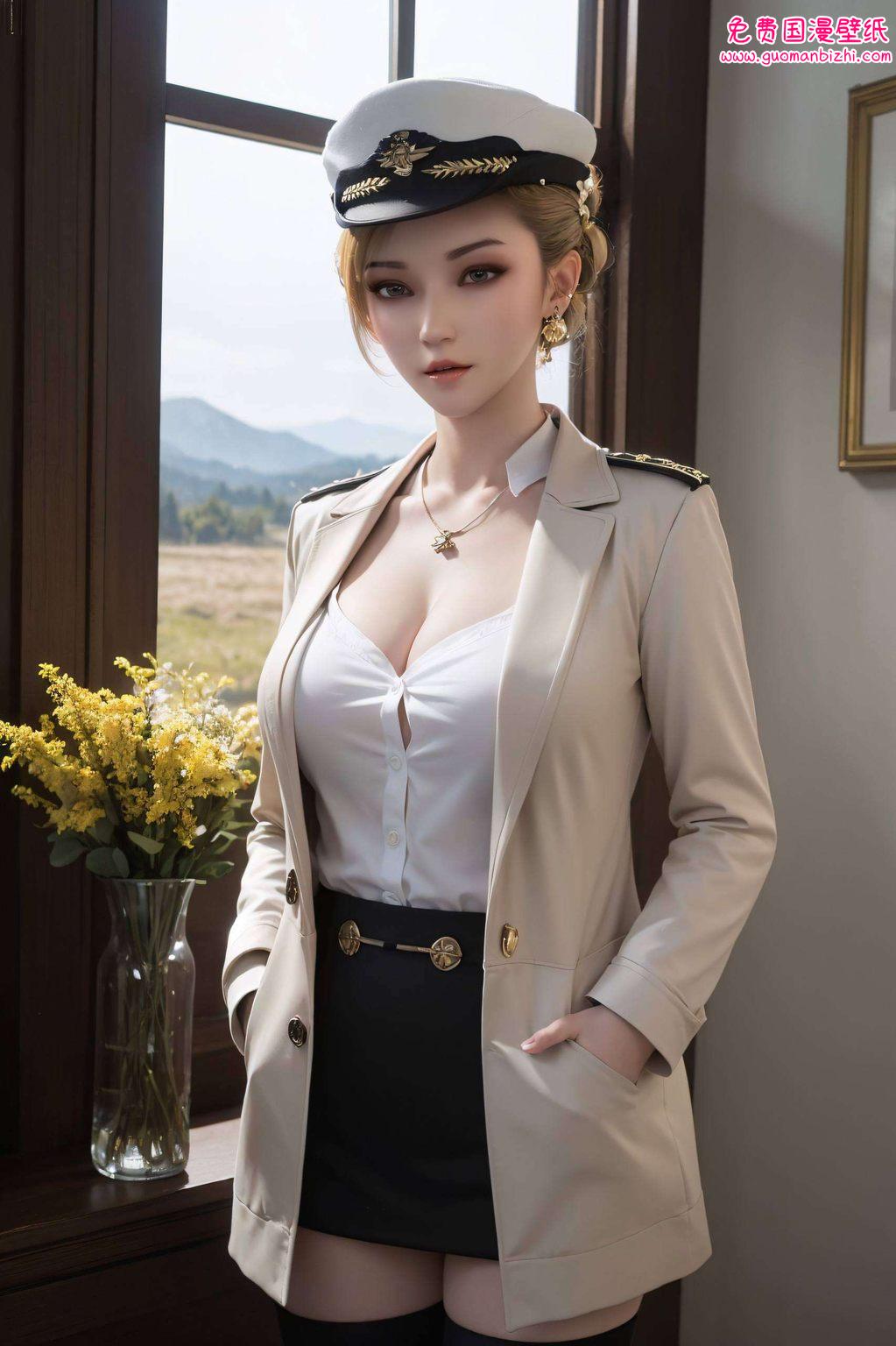 这款壁纸还是追寻国漫女神的美丽轨迹