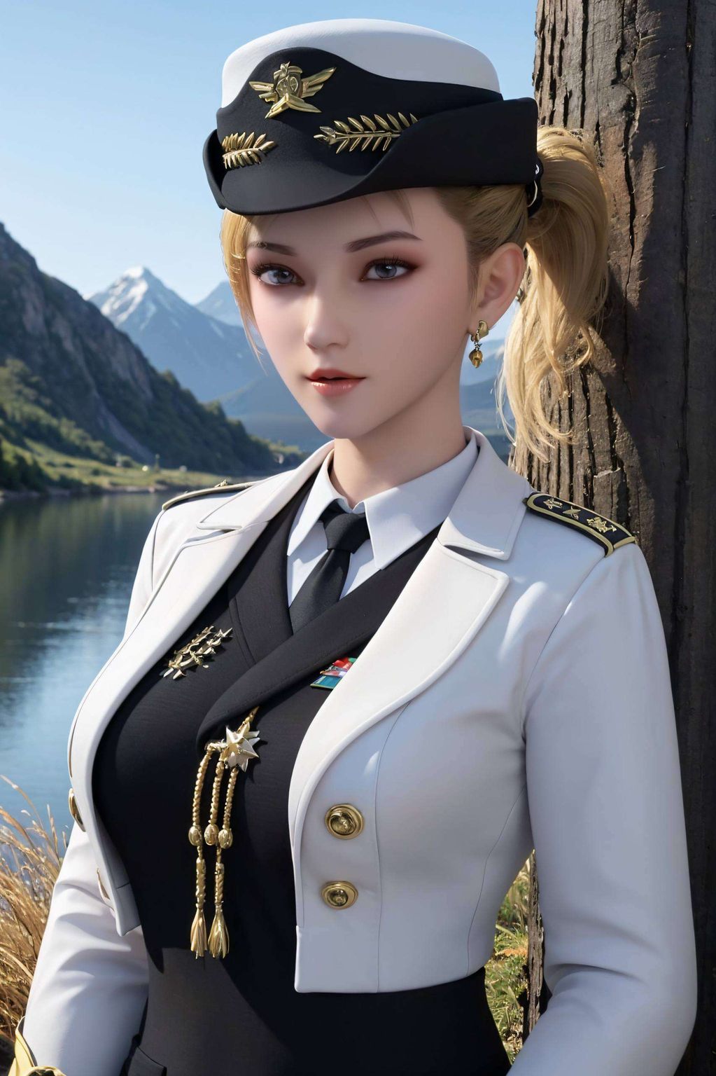 国漫女神的美丽被赋予了新的生命她的眼神里藏着深深的信念