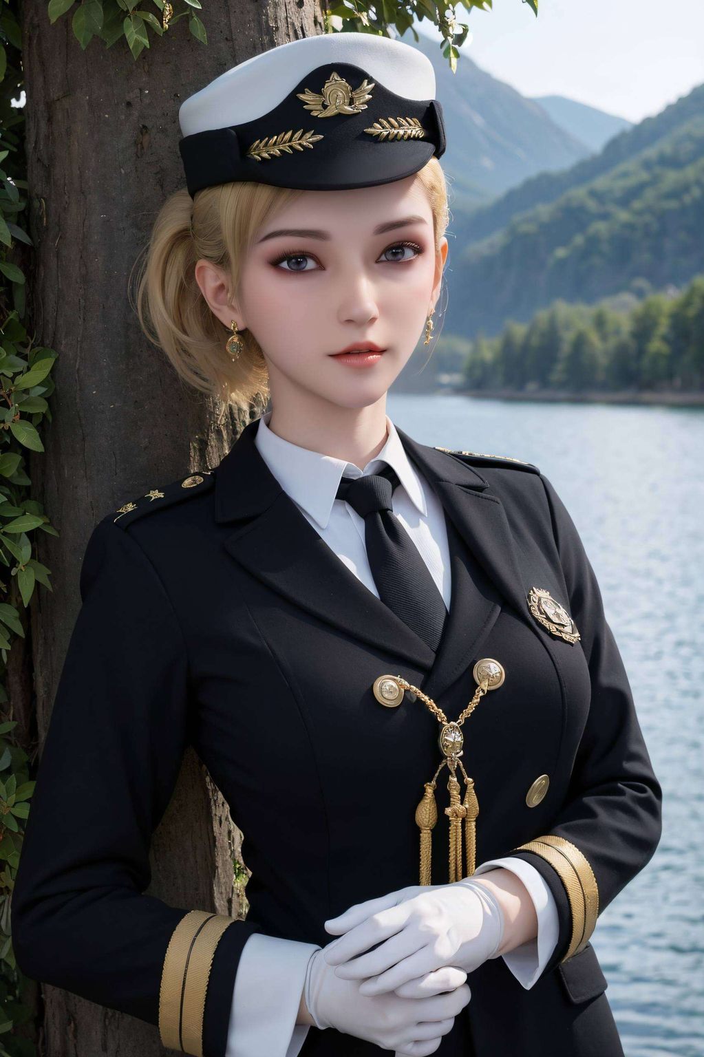 动漫美女们争奇斗艳而雄兵连的壮志与她同在