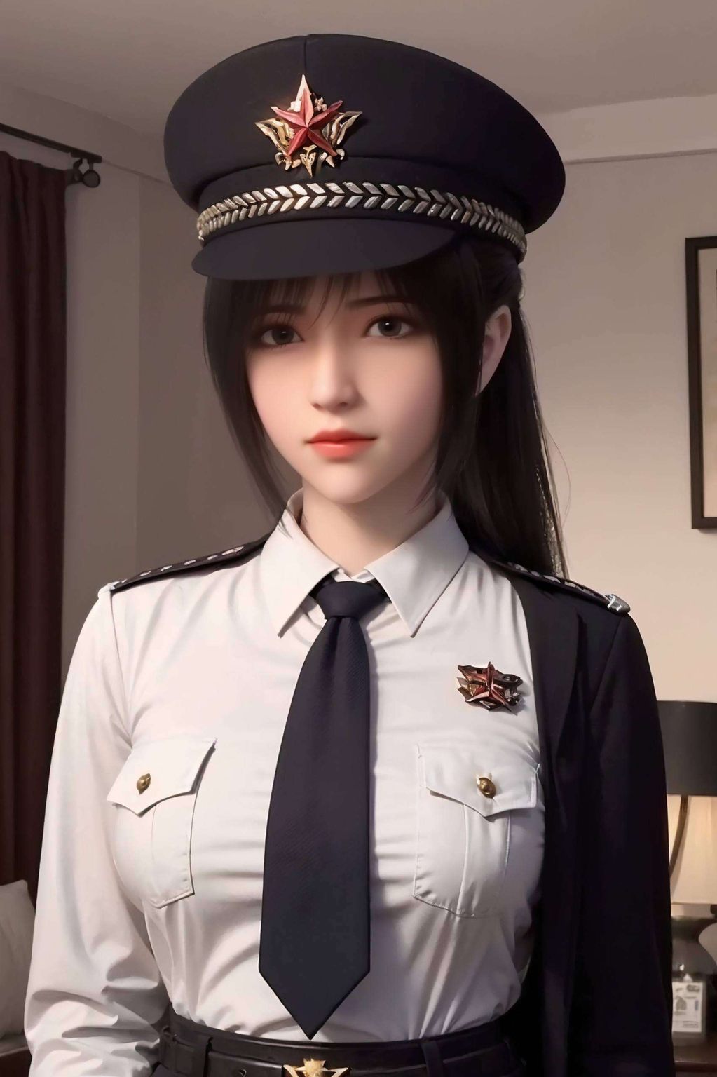 无论是静态的优雅白色琪琳的灵动身影