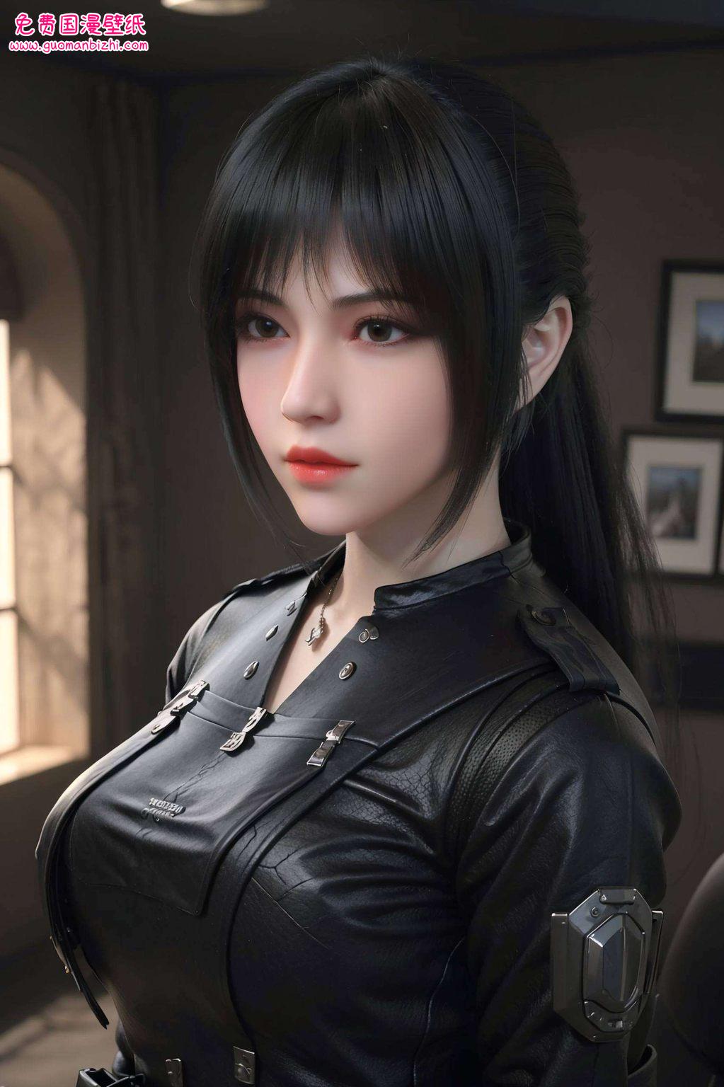 琪琳的灵动眼神尽在每一帧壁纸间流转