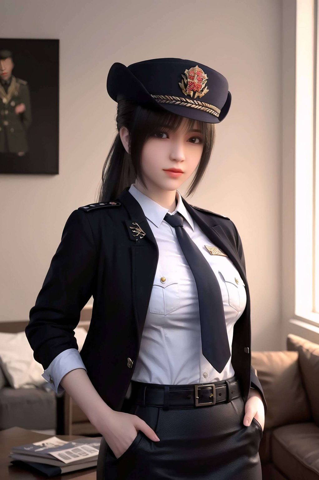 她的形象成为了Win10桌面上的一道亮丽风景