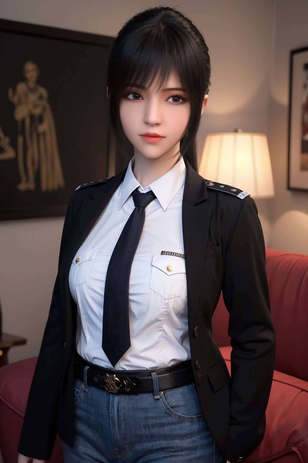 是雄兵连中的智慧女神英姿飒爽