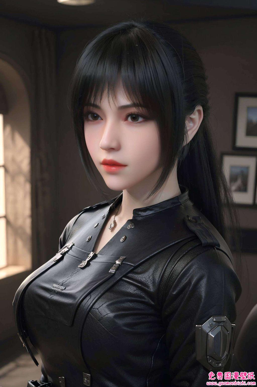 她是国漫中的女神她的身影如同一抹清风