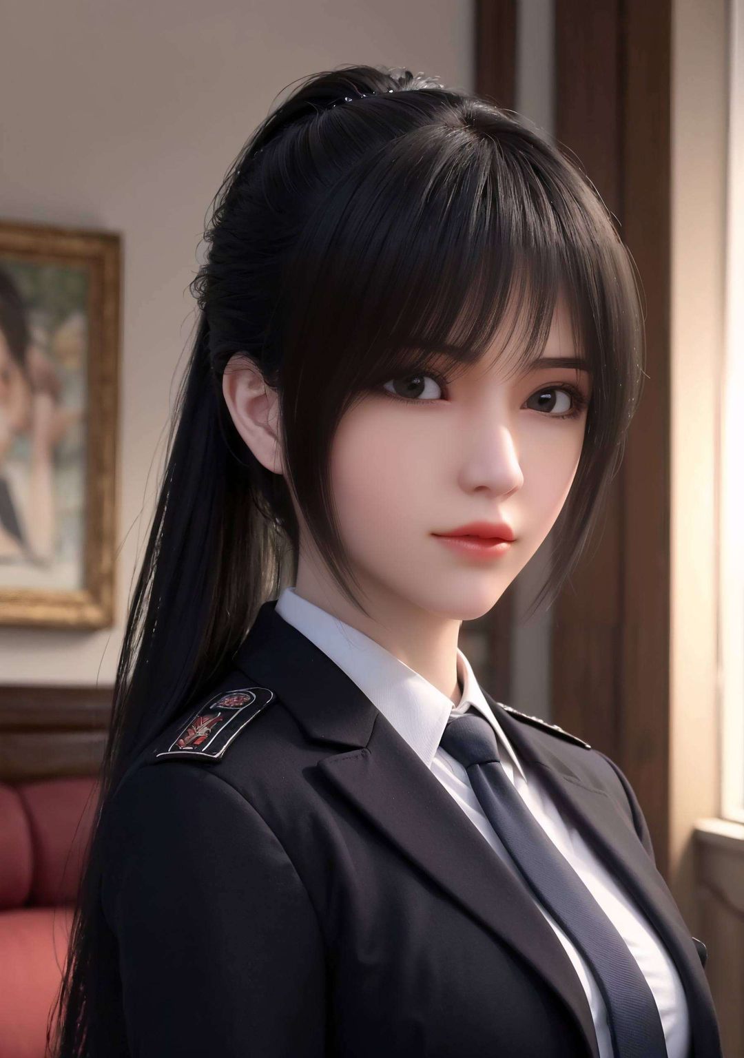 她身姿矫健与这位动漫美女共赴一场视觉的盛宴