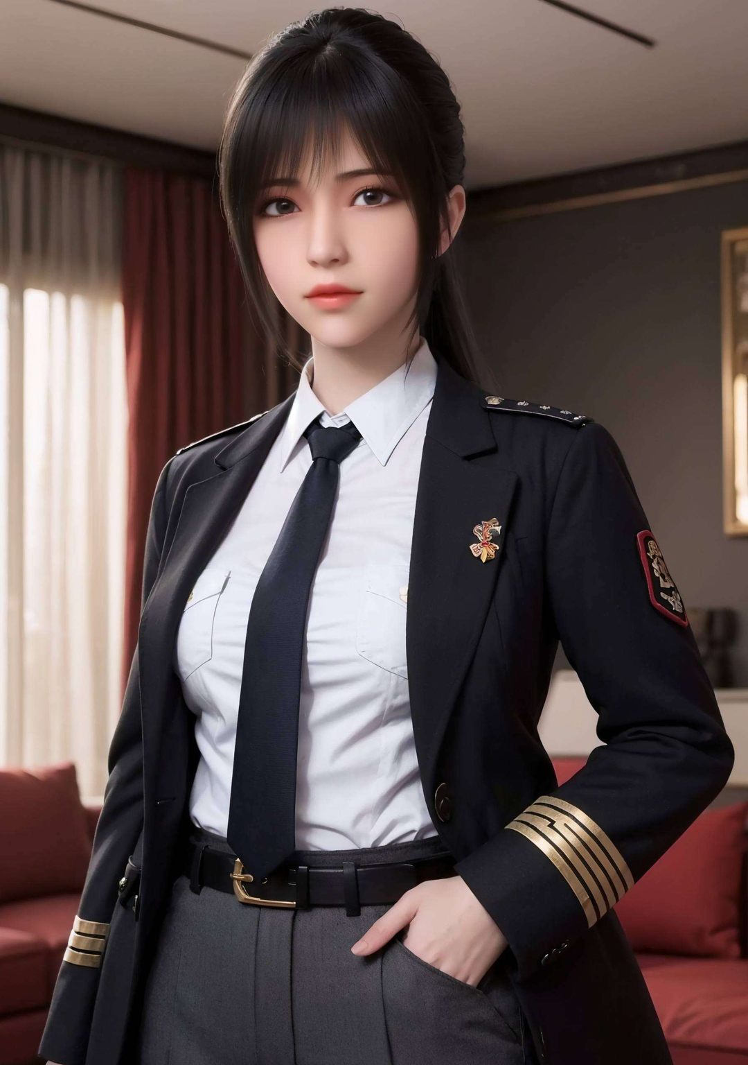 大家好呀！今天给大家带来一组超级可爱的国漫壁纸大放送！🎉 首先咱们得聊聊那位来自《雄兵连》的小可爱——琪琳！她的建模壁纸高清得让人心动