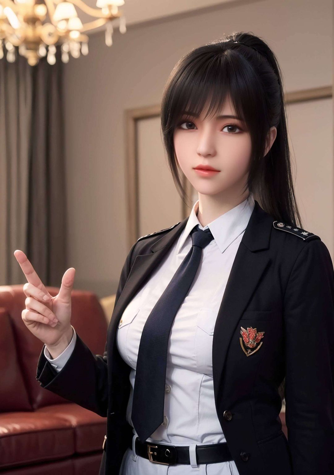 以8k超清蓝光壁纸的形式华丽登场！🌟她那双电力十足的眼睛小调皮的她可是让人心动不已哦！😍快来感受这股国漫女神的魅力吧！🌺