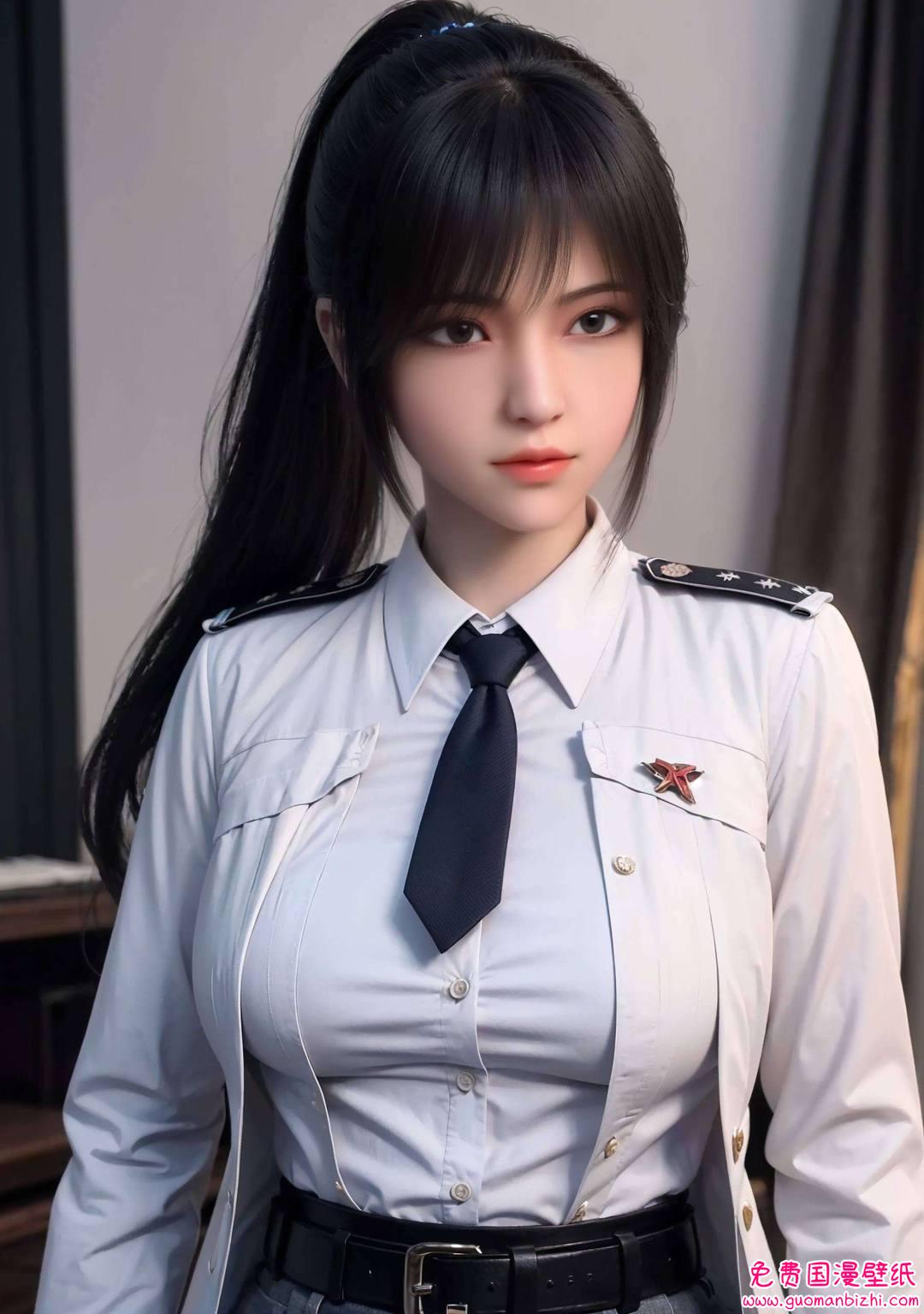 怎能少了我们琪琳女神的背景图呢？横屏壁纸图片上的她嘿