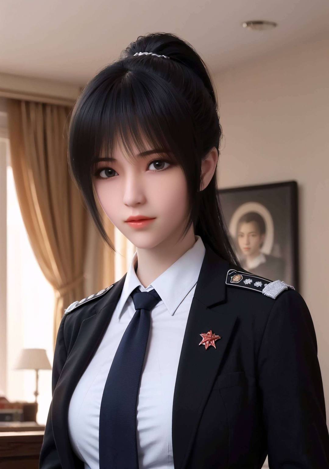 也是无数粉丝心中的美丽倩影她是战场上的女神