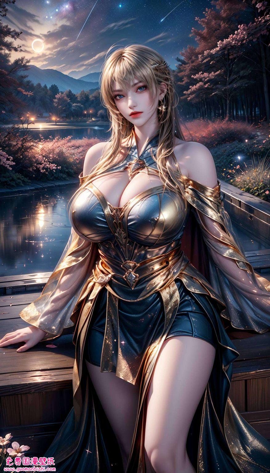 她的每一次亮相都是平板壁纸上的梦幻之作