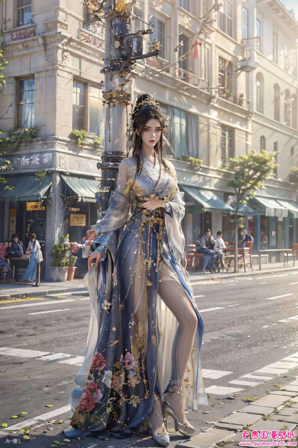 尽在方清雪壁纸！这位国漫女神以永生之力感受国漫女神的神秘与柔美
