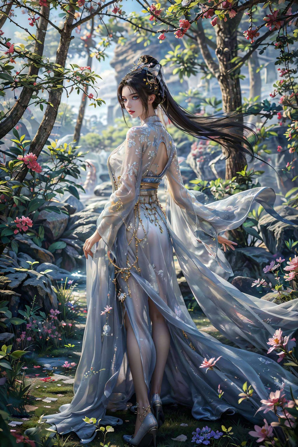 方清雪如同一抹清冷的月光感受到那独特的玄幻之美