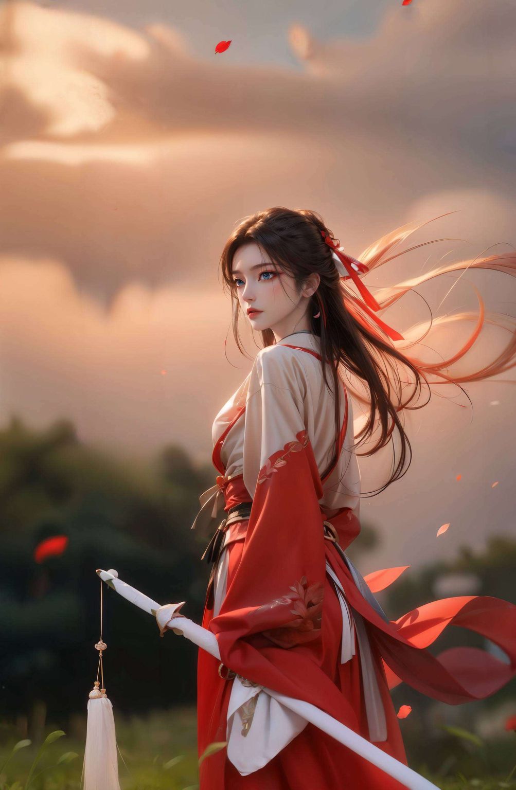 那娇艳的蔷薇花瓣与神秘玄幻色彩交织更是实力担当