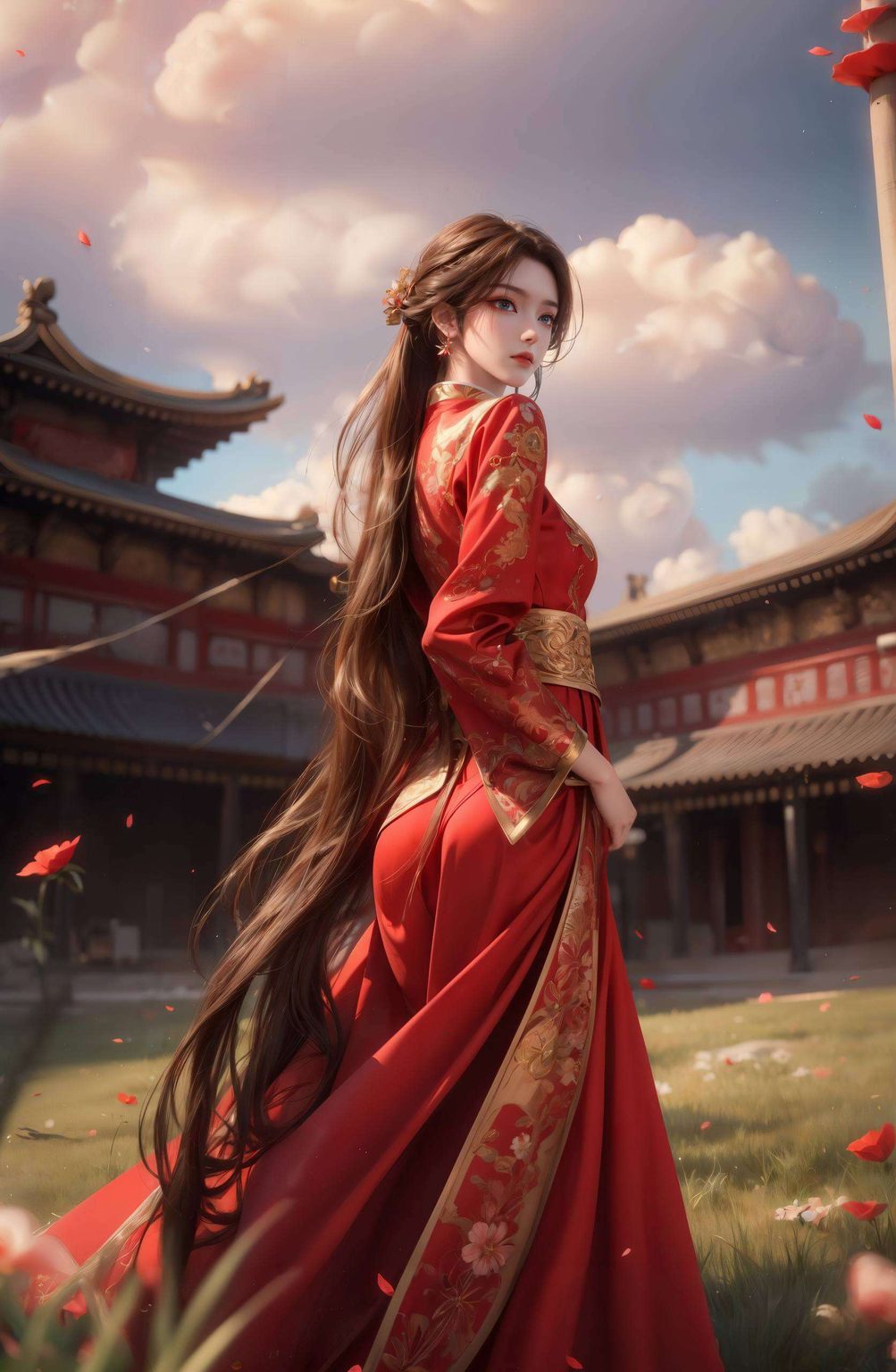 美得让人忍不住想抱回家！仿佛从壁画中走出的古典美人