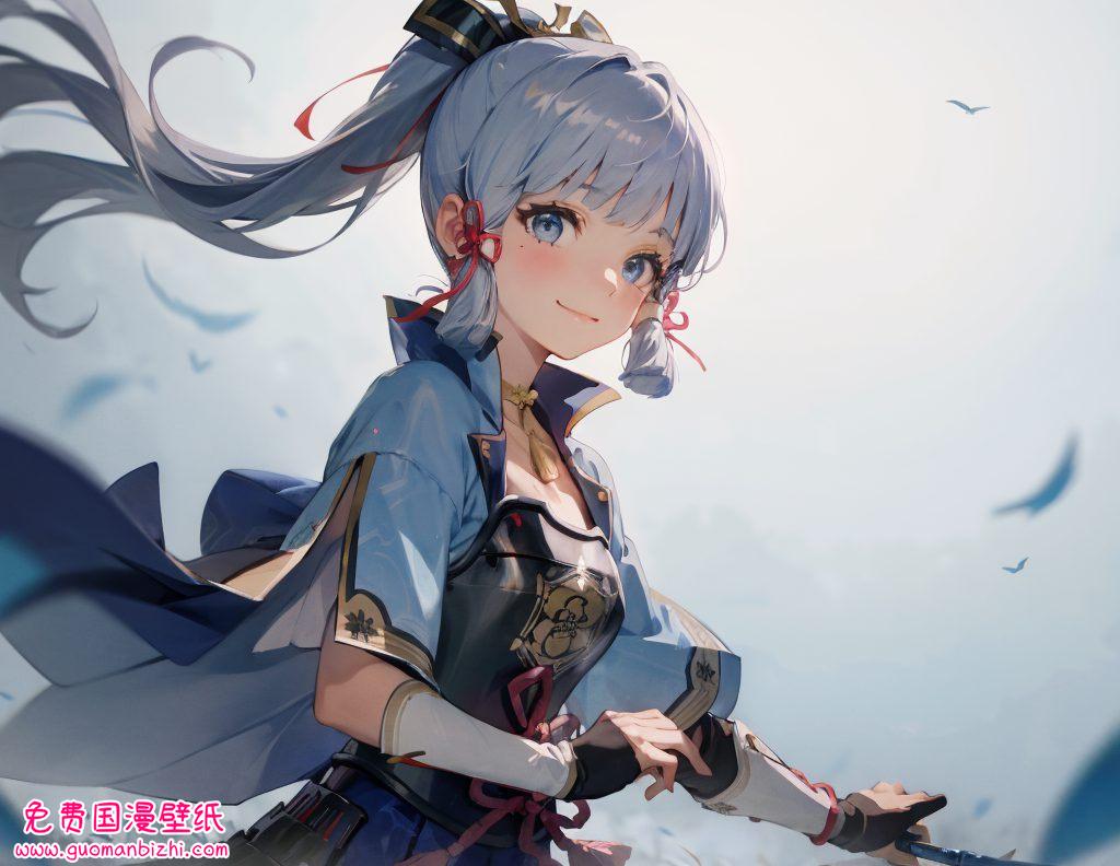 更是国漫美女的灵动缩影在紫色的壁纸世界里