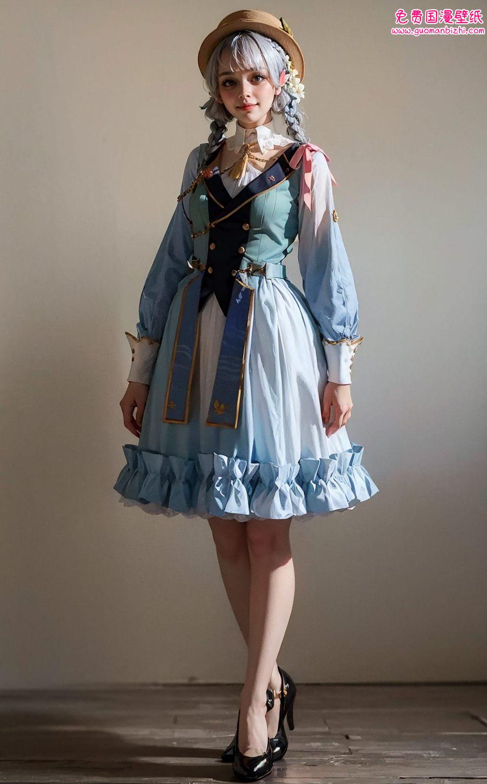 她的眼神里是不是藏着你的心动呢？😍✨就像是从玄幻世界里走出来的仙子